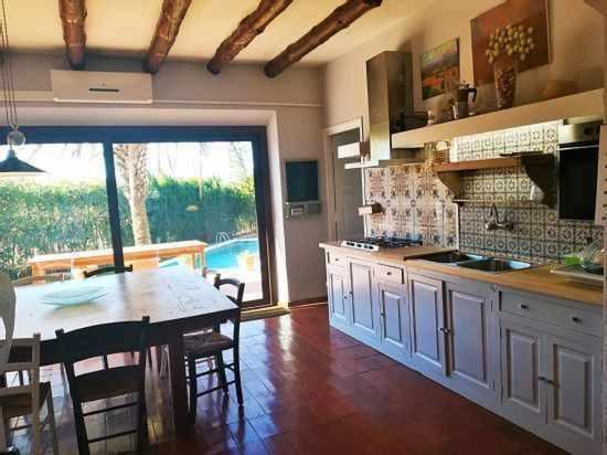 Casa rural alquiler ntegro Cal Sisco para 15 personas Vilamaniscle Bagian luar foto